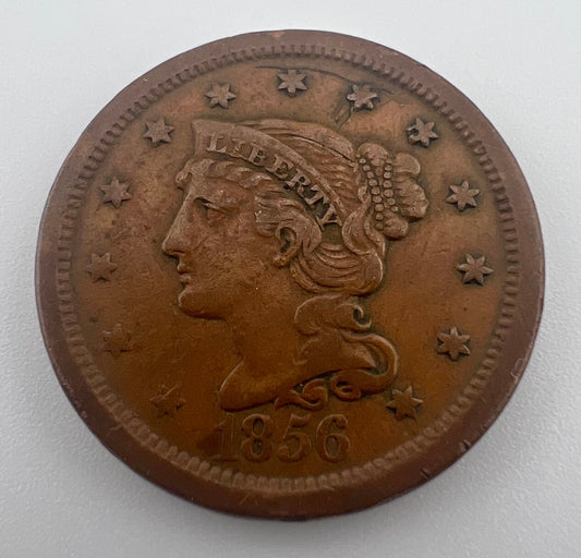 1856 Large Cent VF-30