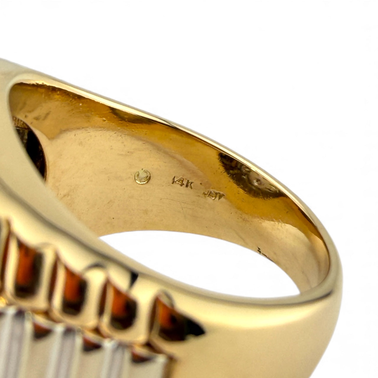 14K 2-Tone 1.87CTW Diamond Ring