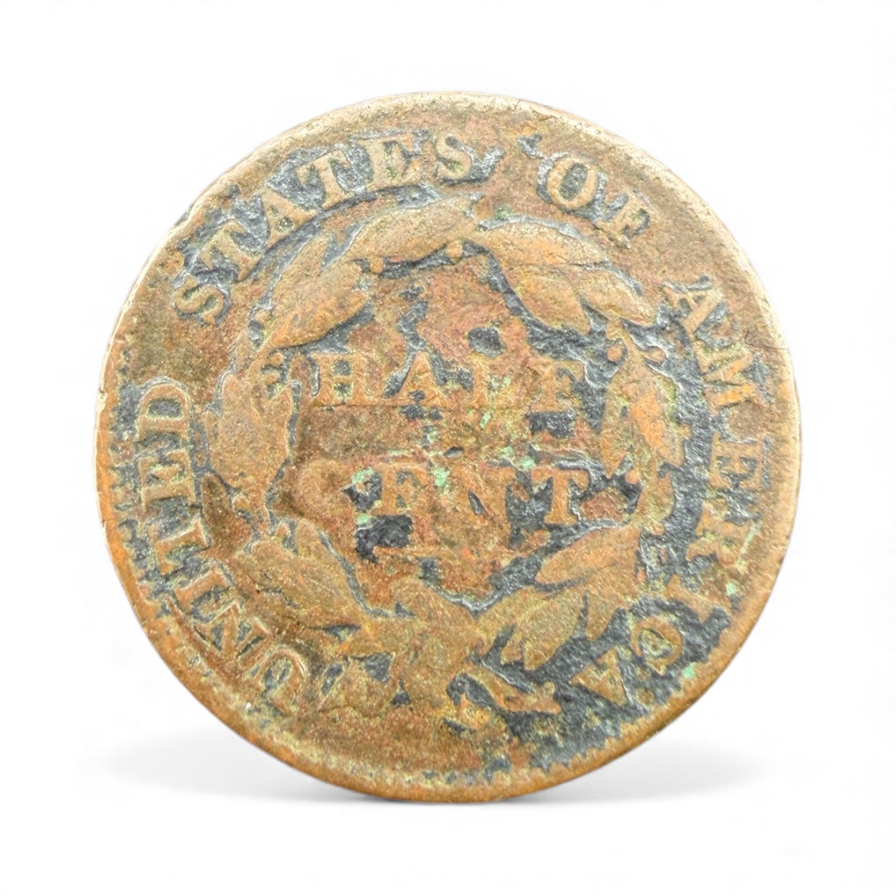 1832 Half Cent w/Small Date