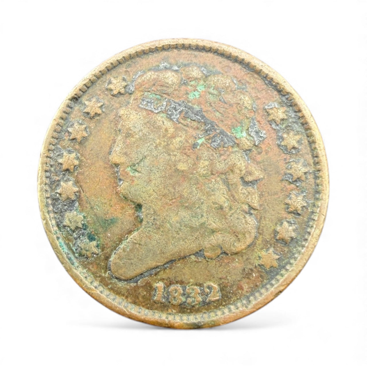 1832 Half Cent w/Small Date