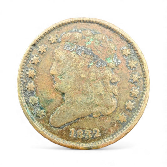1832 Half Cent w/Small Date
