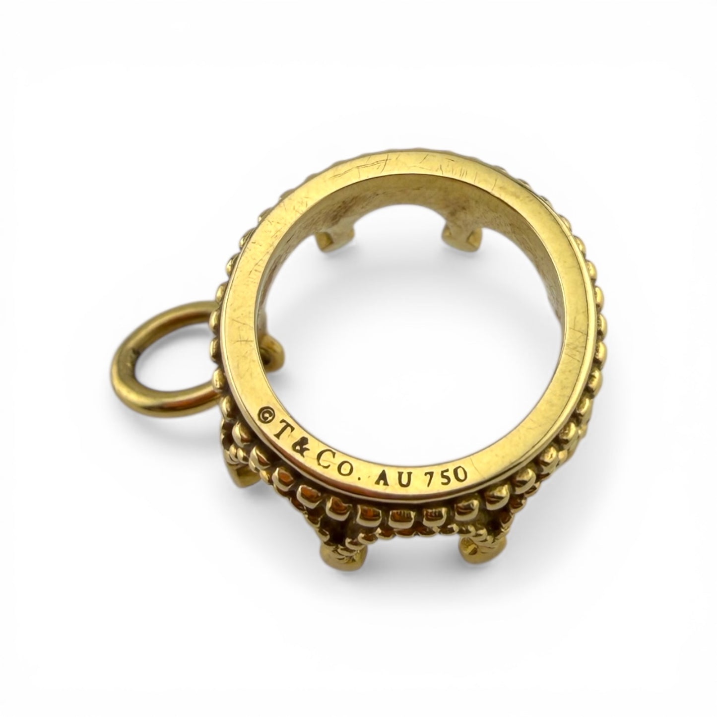 Yellow 18K Tiffany & Co. Crown Pendant