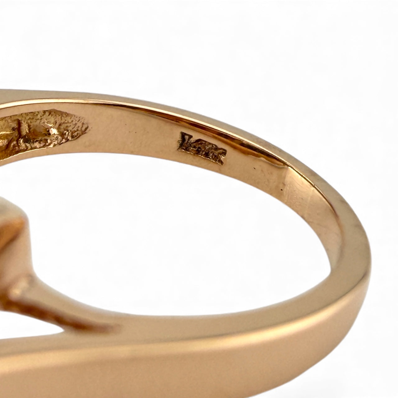 14K Rose Gold “Crosby” Citrine & Ruby Ring