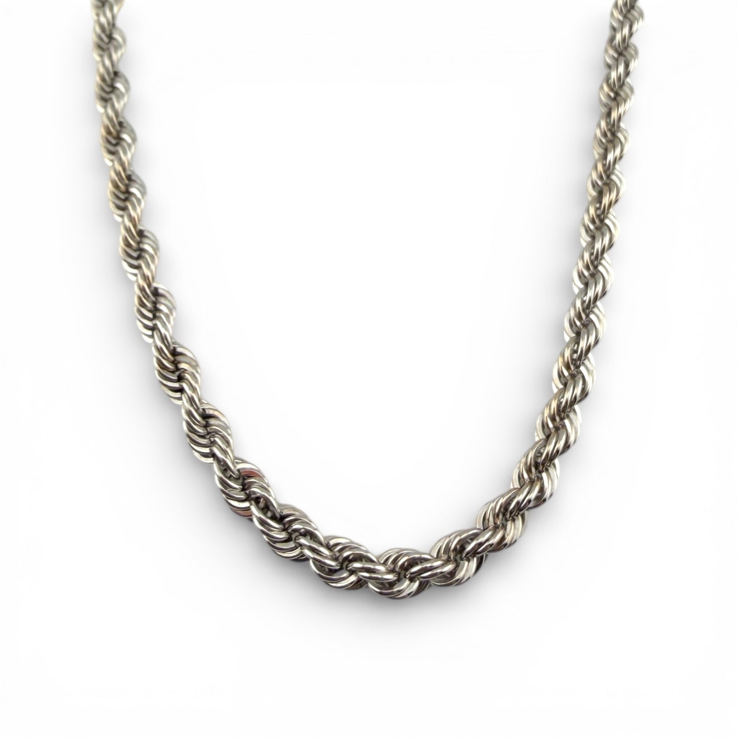 White 14K 22” Rope Chain