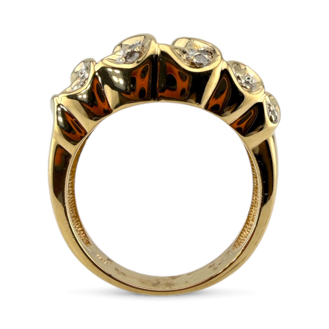 Y10K Garnet & Diamond Ring