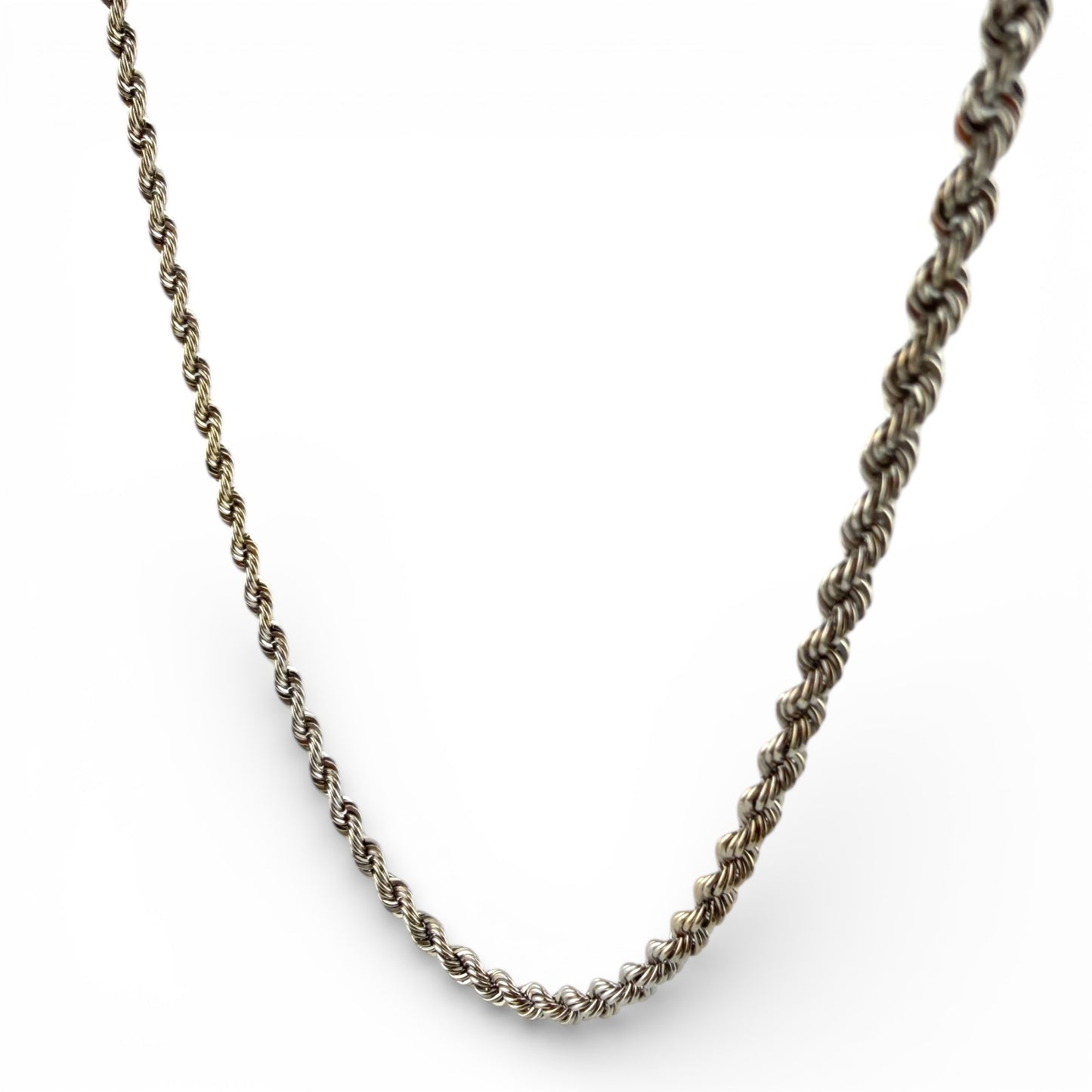 White 14K 22” Rope Chain