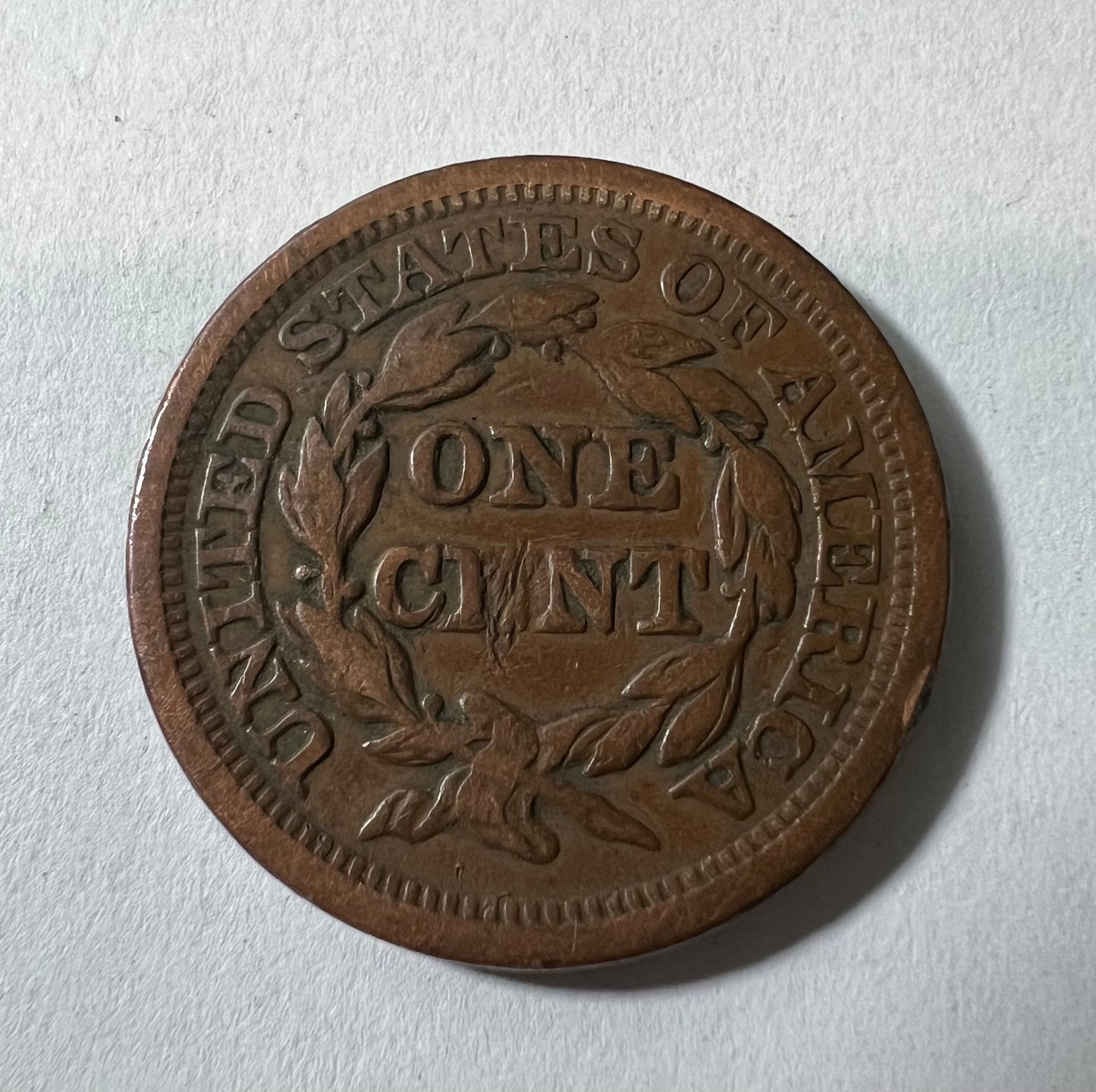 1845 Large Cent VF-25