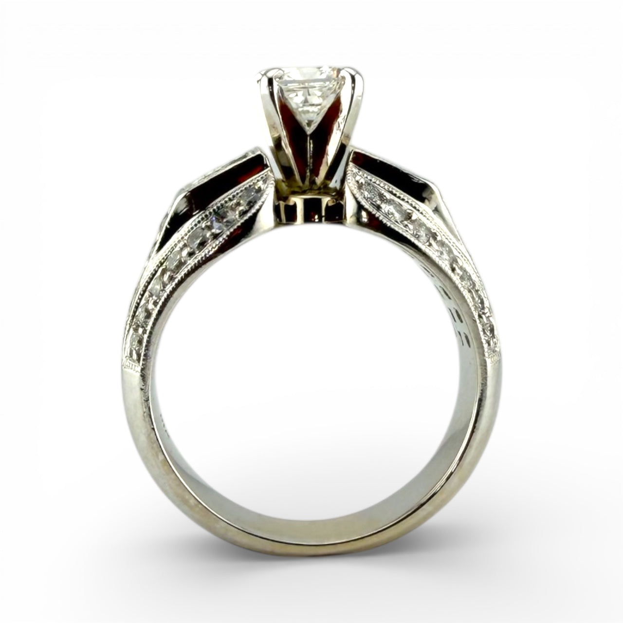 White 18K .75CT & .70CTW Diamond Ring