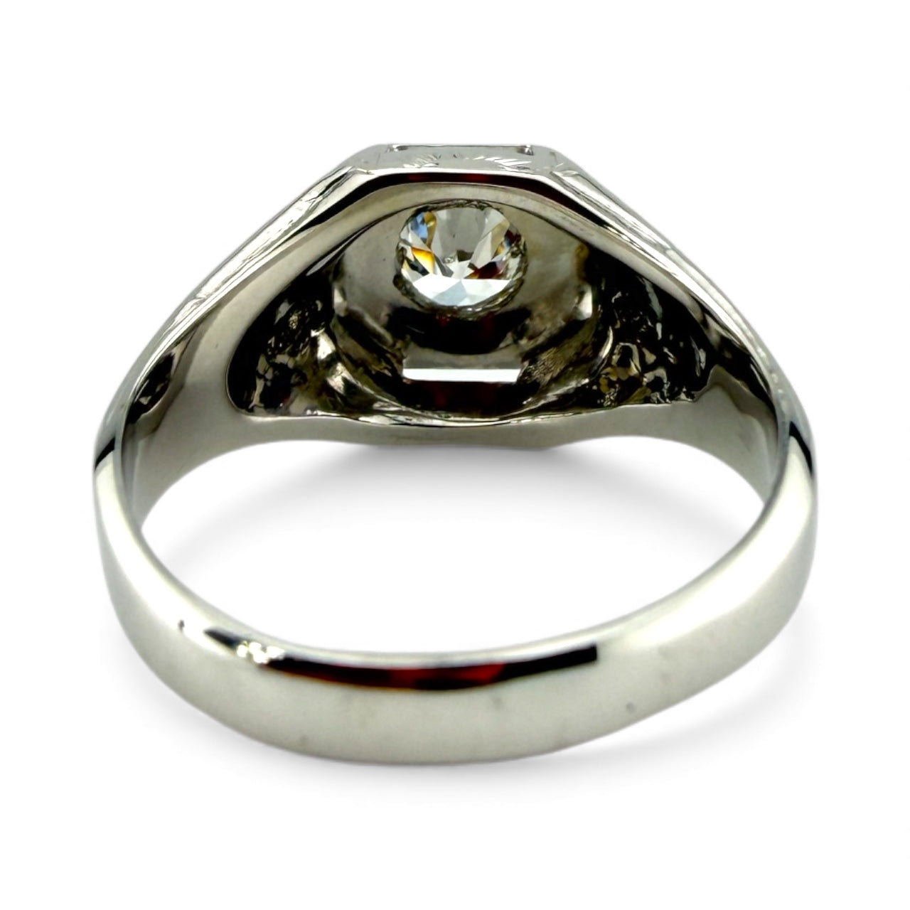 White 20K VS2 H .72CT Diamond Ring