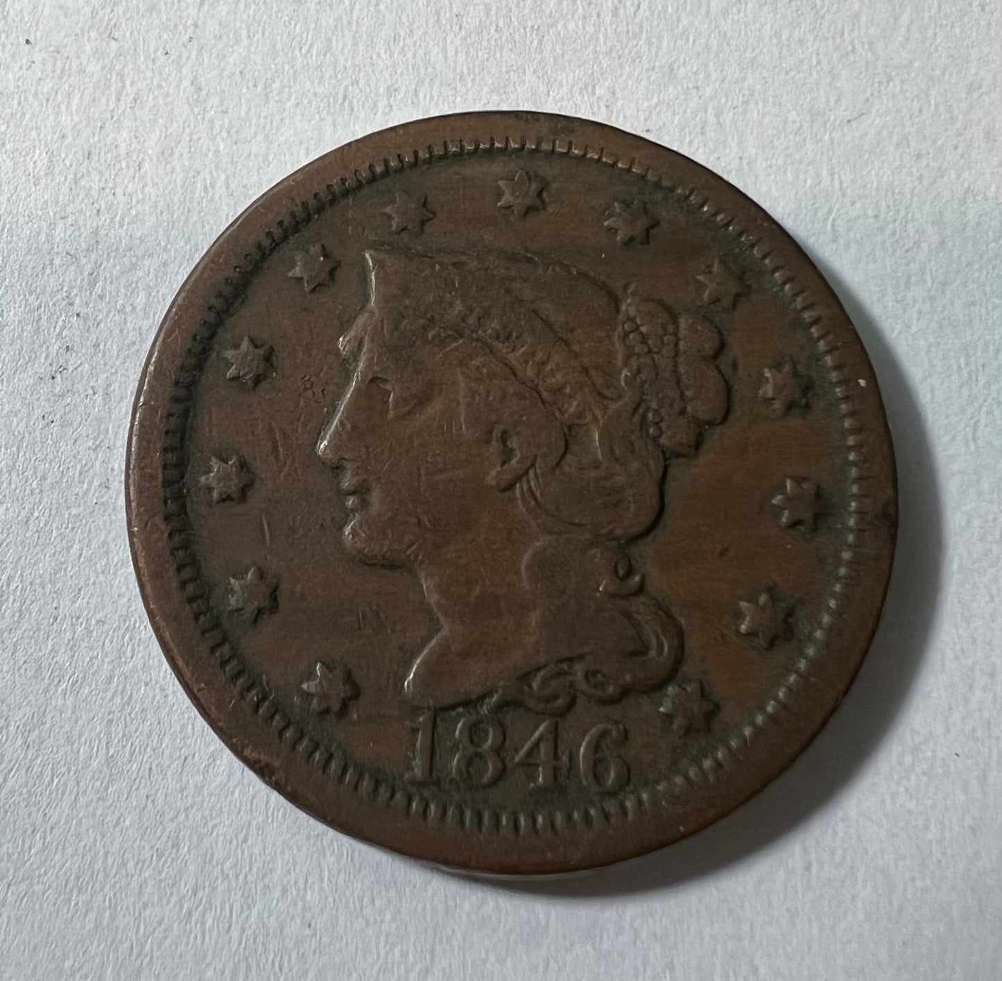 1846 Large Cent F-15