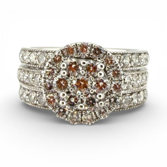 White 14K 2.00CTW Diamond Wedding Set