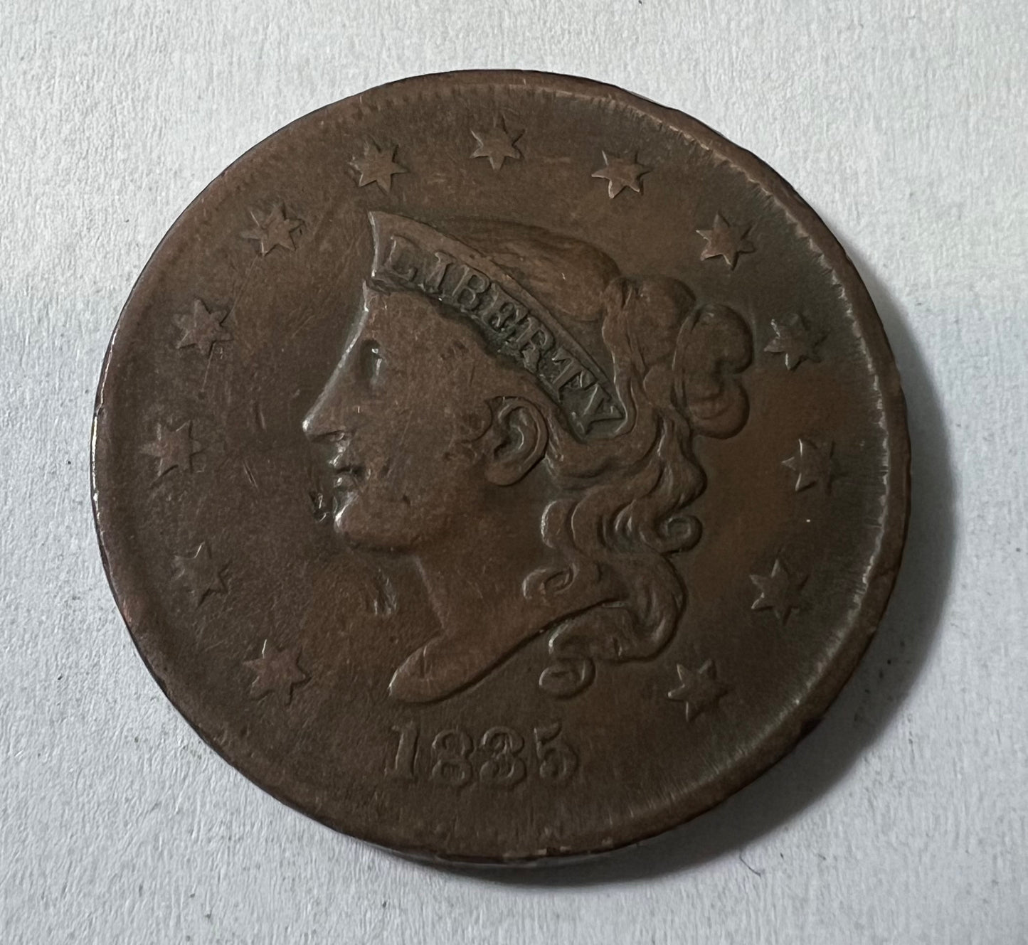 1835 Large Cent VG-10