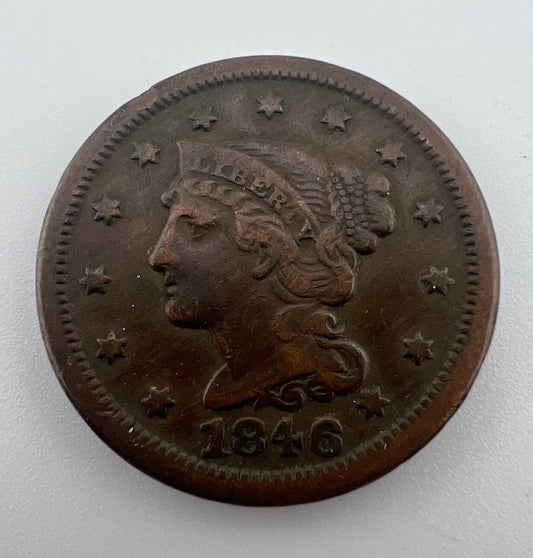 1846 Large Cent EX-45