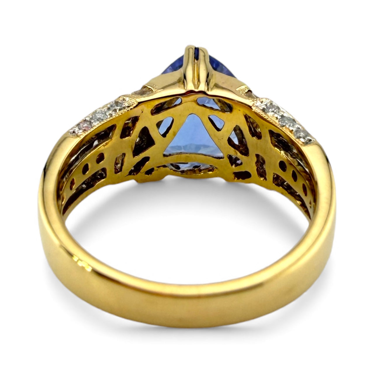 Yellow 14K Dyach 4.44CT Tanzanite & .61CTW Diamond Ring