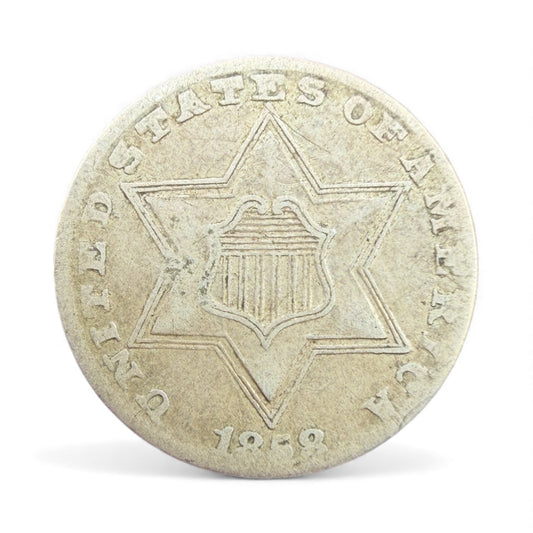 1858 3 Cents