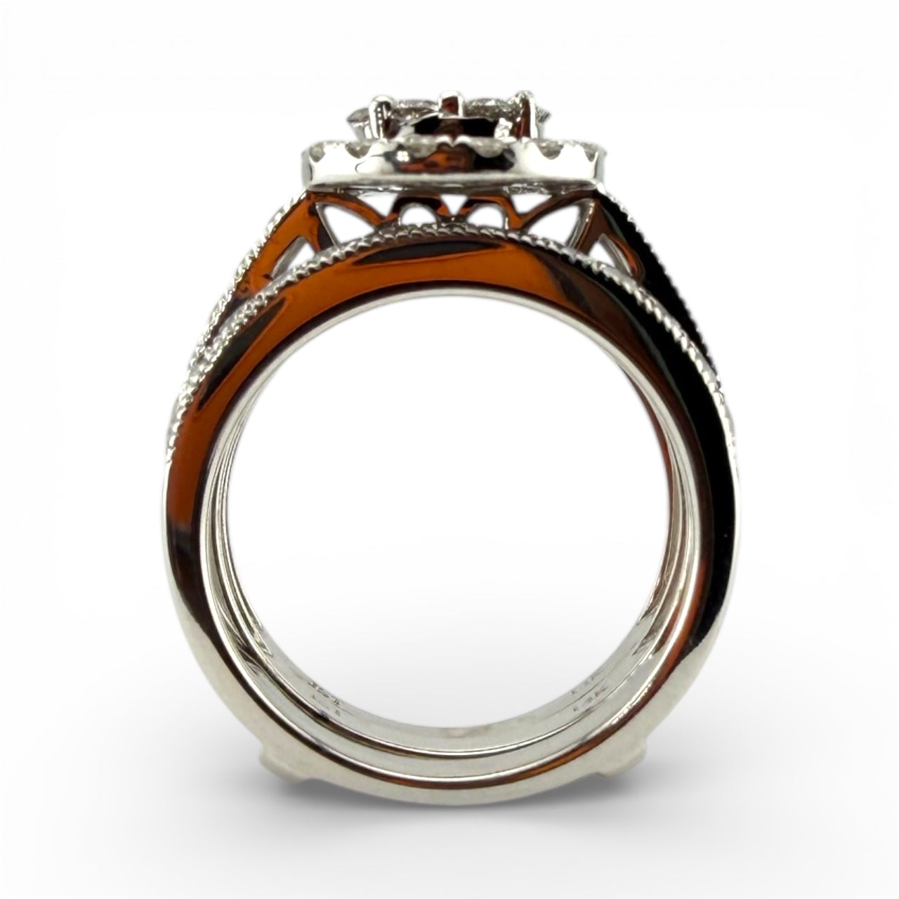 White 14K 2.00CTW Diamond Wedding Set