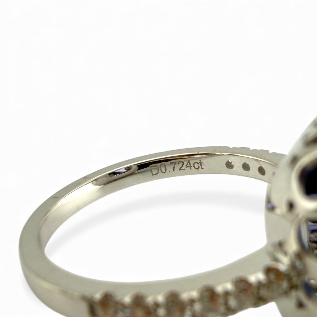 White 18K 4.38CT Tanzanite & .724CTW Diamond Ring