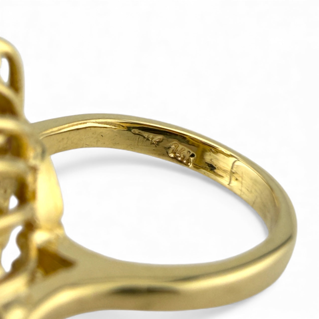 Yellow 14K Amethyst & 1CTW Diamond Ring