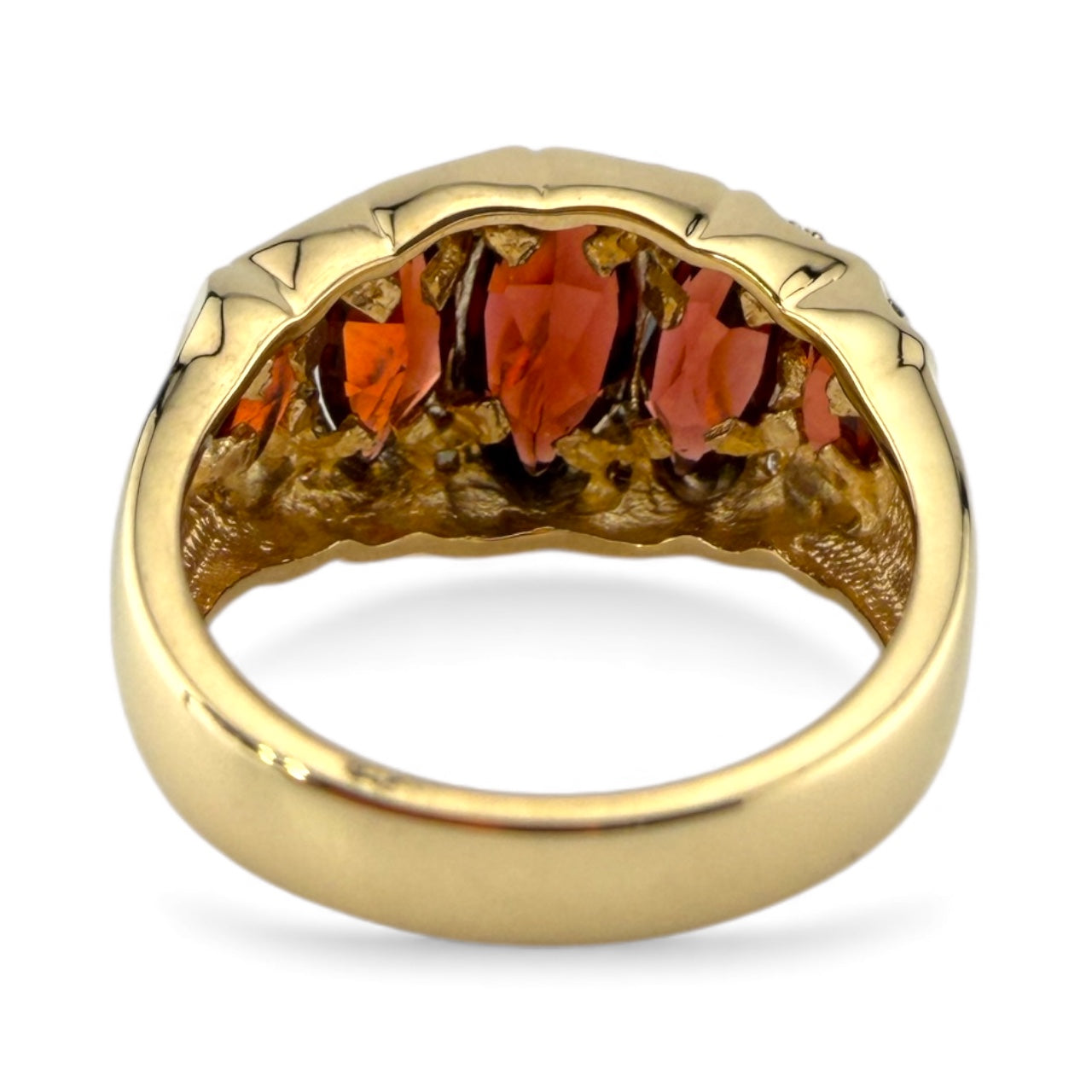 Y10K Garnet & Diamond Ring