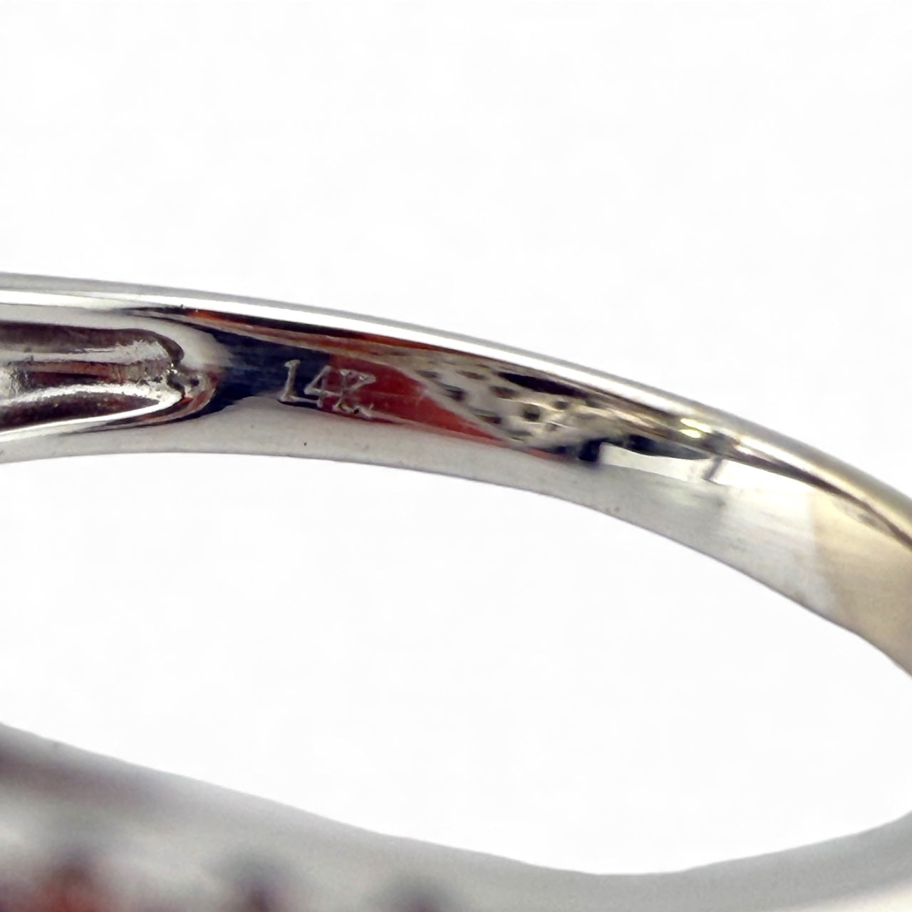 White 14K Tanzanite, Tsavorite, & Diamond Ring