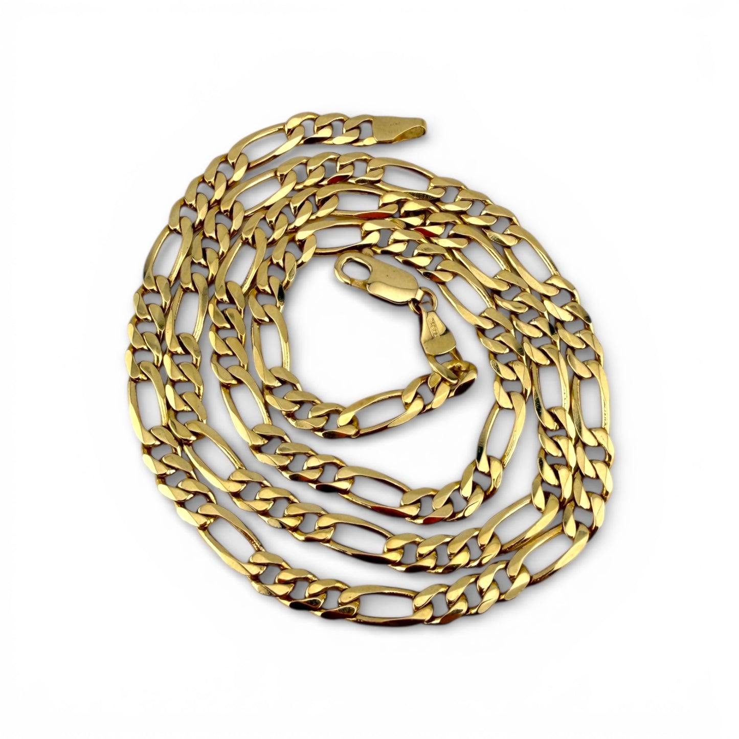 Yellow 14K 20” Figaro Chain