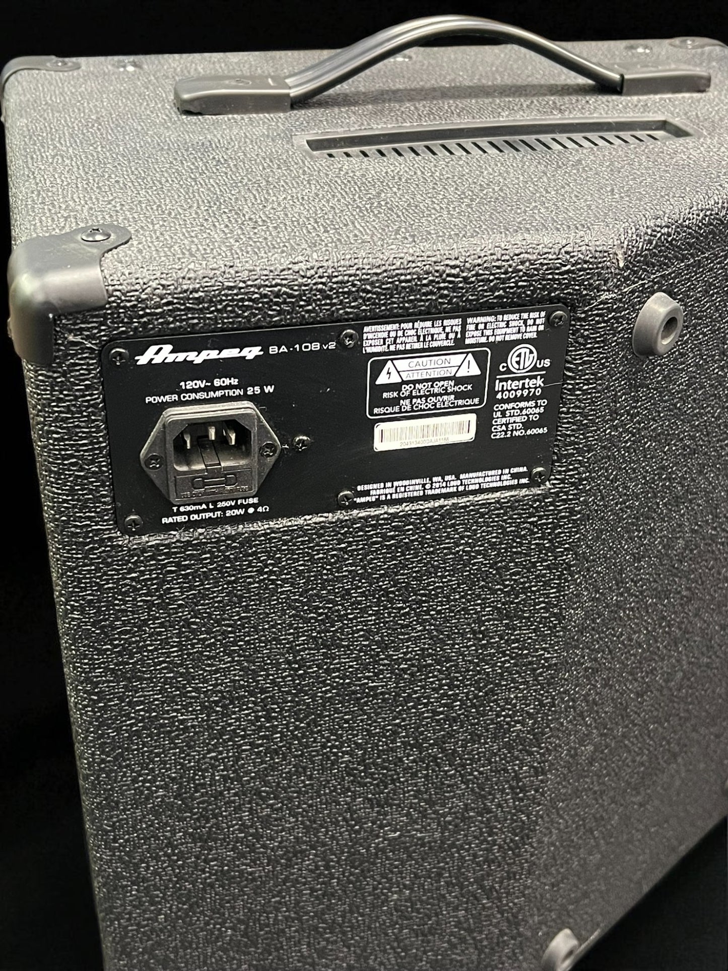 Ampeg Bass Amp BA-108