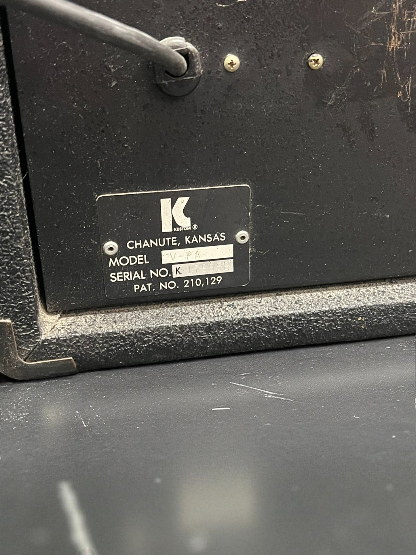 Kustom V-PA Amp