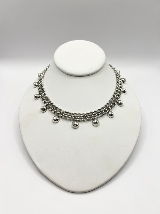 Antonio Belgiorno .900 Silver Designer Necklace